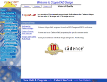 Tablet Screenshot of coppercad.com